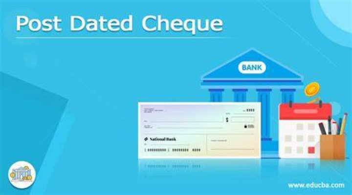 Can i post date a check?