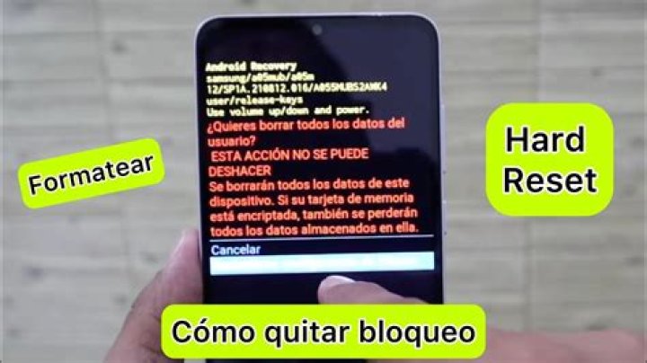 ¿Cómo formatear un celular Samsung bloqueado?