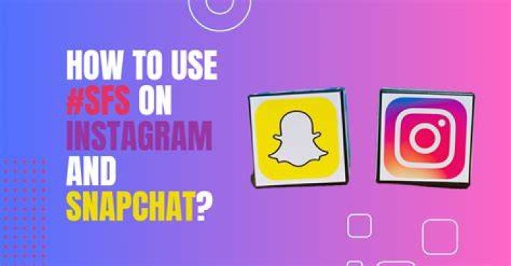 How do you do SFS on Instagram?