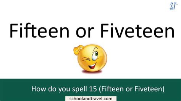 How do you spell 15?