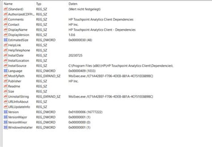 Should I remove HP touchpoint analytics client?