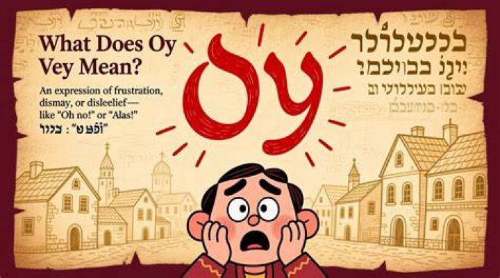 What does oy vey schmear mean?